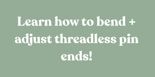 How to insert a threadless end text