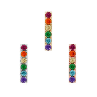 Buddha Jewelry rainbow rowe threadless end