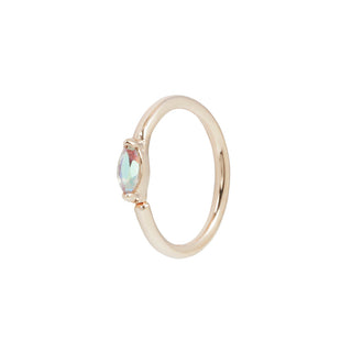 Zuri Mercury Mist Seamless Ring Seam Rings Buddha Jewelry Rose Gold