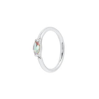 Zuri Mercury Mist Seamless Ring Seam Rings Buddha Jewelry White Gold