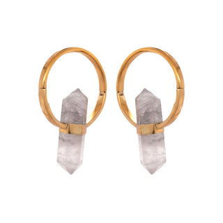 Alchemy Weights - Smoky Quartz - Brass Weights Buddha Jewelry