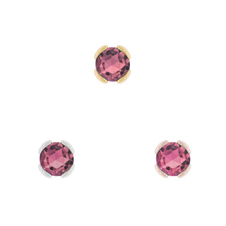 Peekaboo - Pink Tourmaline - Threadless End Threadless Ends Buddha Jewelry