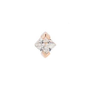 Celestial - Genuine Diamond - Threadless End Threadless Ends Buddha Jewelry Rose Gold