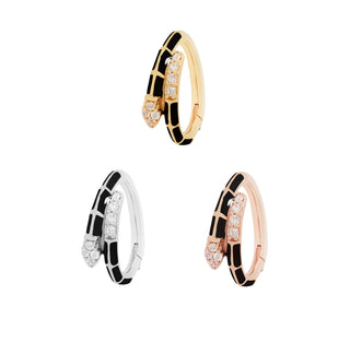 Anti Hero - Enamel + CZ - Clicker Clickers Buddha Jewelry