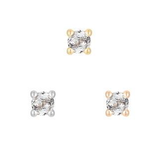 Aquamarine Prong - Threadless End Threadless Ends Buddha Jewelry