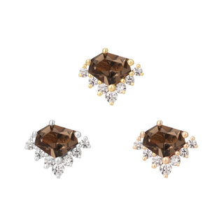 Bones + Honey - Smoky Quartz - Threadless End Threadless Ends Buddha Jewelry