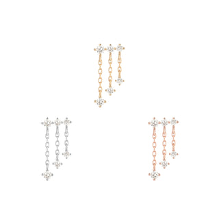 Cascade - CZ Threadless Ends Buddha Jewelry