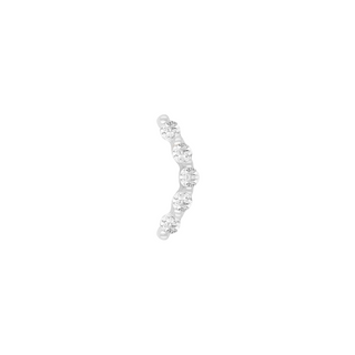 Diem - Diamond - Threadless End Threadless Ends Buddha Jewelry White Gold