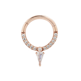 Down Like That - CZ - Clicker Clickers Buddha Jewelry Rose Gold 5/16"