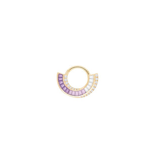 Echelon - Amethyst - Clicker Clickers Buddha Jewelry Yellow Gold