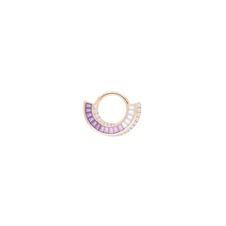 Echelon - Amethyst - Clicker Clickers Buddha Jewelry Rose Gold