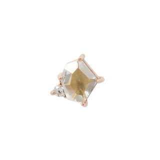 Elicit - CZ - Threadless End Threadless Ends Buddha Jewelry Rose Gold
