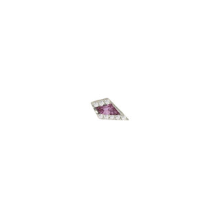 Eminence - Amethyst - Threadless End Threadless Ends Buddha Jewelry White Gold