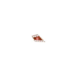 Eminence - Garnet - Threadless End Threadless Ends Buddha Jewelry Rose Gold