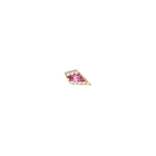 Eminence - Pink Tourmaline - Threadless End Threadless Ends Buddha Jewelry Yellow Gold