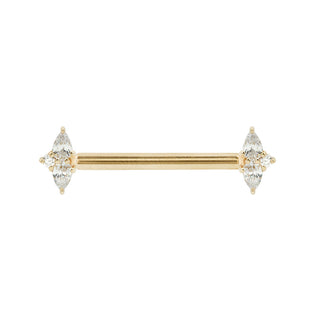 Ethereal - CZ - Forward Facing Threadless End Threadless Ends Buddha Jewelry