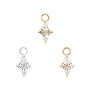 Ethereal - CZ - Gold Charm Charms Buddha Jewelry
