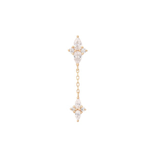 Ethereal Remix - CZ - Threadless End Threadless Ends Buddha Jewelry Rose Gold