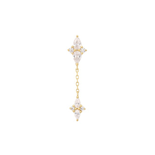 Ethereal Remix - CZ - Threadless End Threadless Ends Buddha Jewelry Yellow Gold