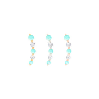 Flow - Turquoise - Threadless End Threadless Ends Buddha Jewelry