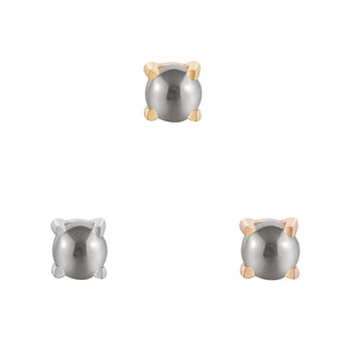 Pyrite Prong - Threadless End Threadless Ends Buddha Jewelry