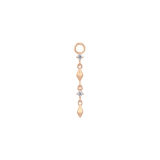 Ischia - CZ - Gold Charm Charms Buddha Jewelry Rose Gold