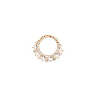 Heartthrob - CZ - Clicker Clickers Buddha Jewelry Rose Gold