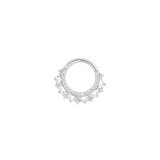 Heartthrob - CZ - Clicker Clickers Buddha Jewelry White Gold