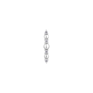 Chance - CZ - Threadless End Threadless Ends Buddha Jewelry White Gold