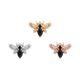 Bee Chic - Black Spinel - Threadless End Threadless Ends Buddha Jewelry