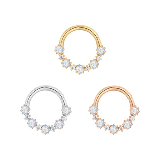 Ariana - Rainbow Moonstone  - Clicker Clickers Buddha Jewelry