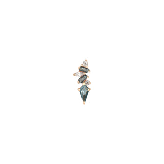 Mixt - London Blue + White Topaz - Threadless End Threadless Ends Buddha Jewelry Rose Gold