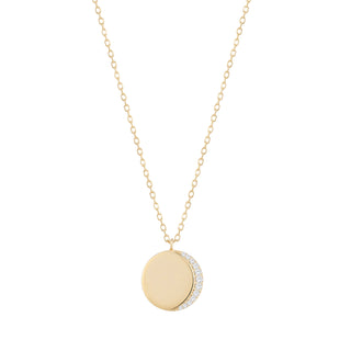 RION x Buddha Jewelry Luna Necklace - Genuine Diamond Necklaces RION x Buddha Jewelry Yellow Gold