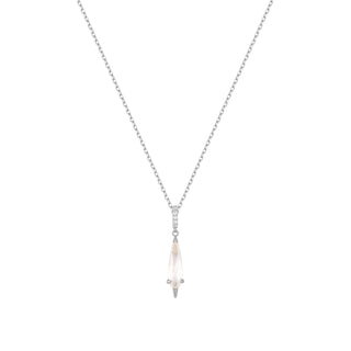 RION x Buddha Jewelry Access - Moonstone - Necklace Necklaces RION x Buddha Jewelry White Gold
