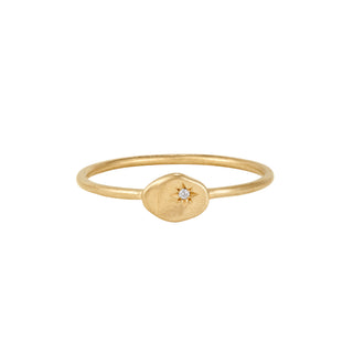 RION x Buddha Jewelry North Star Finger Ring - Diamond Finger Rings RION x Buddha Jewelry Yellow Gold