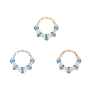 Gilty Pleasure - London Blue Topaz + Diamond - Clicker Clickers Buddha Jewelry