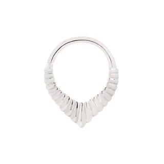 Glamorize - Seam Ring Seam Rings Buddha Jewelry White Gold 5/16"