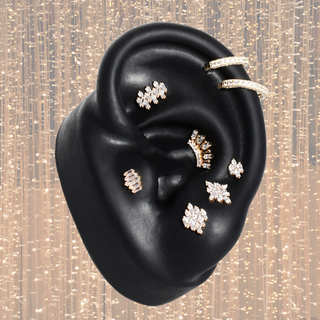 Evolution - CZ - Threadless End Threadless Ends Buddha Jewelry