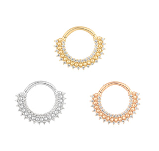 Heart of Gold - CZ - Clicker Clickers Buddha Jewelry