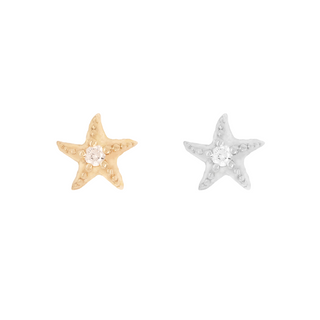 Hoku Star - Diamond - Threadless End Threadless Ends Buddha Jewelry