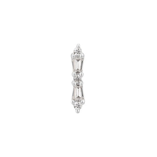 Idolized - CZ - Threadless End Threadless Ends Buddha Jewelry White Gold