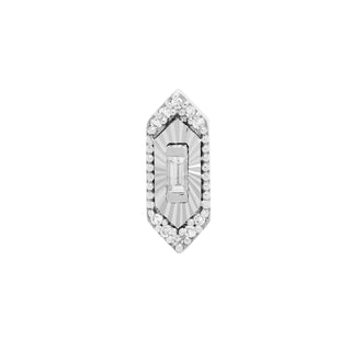 Inspire - Diamond - Threadless End Threadless Ends Buddha Jewelry White Gold