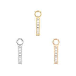 Invitation - CZ - Gold Charm Charms Buddha Jewelry