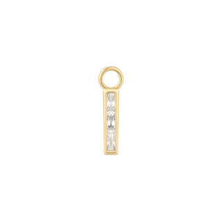 Invitation - CZ - Gold Charm Charms Buddha Jewelry Yellow Gold  