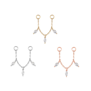 Lyric - CZ - Chain Chains Buddha Jewelry