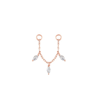 Lyric - CZ - Chain Chains Buddha Jewelry Rose Gold