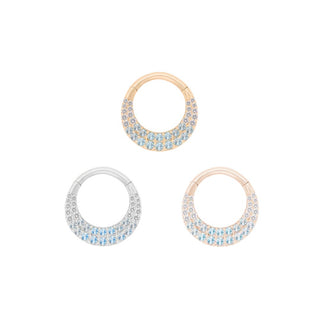 Metamorphosis - Blue Topaz Ombre - Clicker Clickers Buddha Jewelry