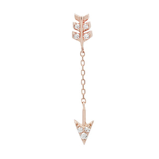 Merida - CZ - Threadless End Threadless Ends Buddha Jewelry Rose Gold