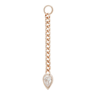 Painkiller Chain Charm - CZ Charms Buddha Jewelry Rose Gold