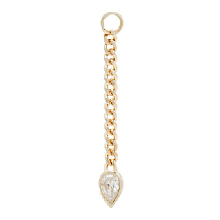 Painkiller Chain Charm - CZ Charms Buddha Jewelry Yellow Gold